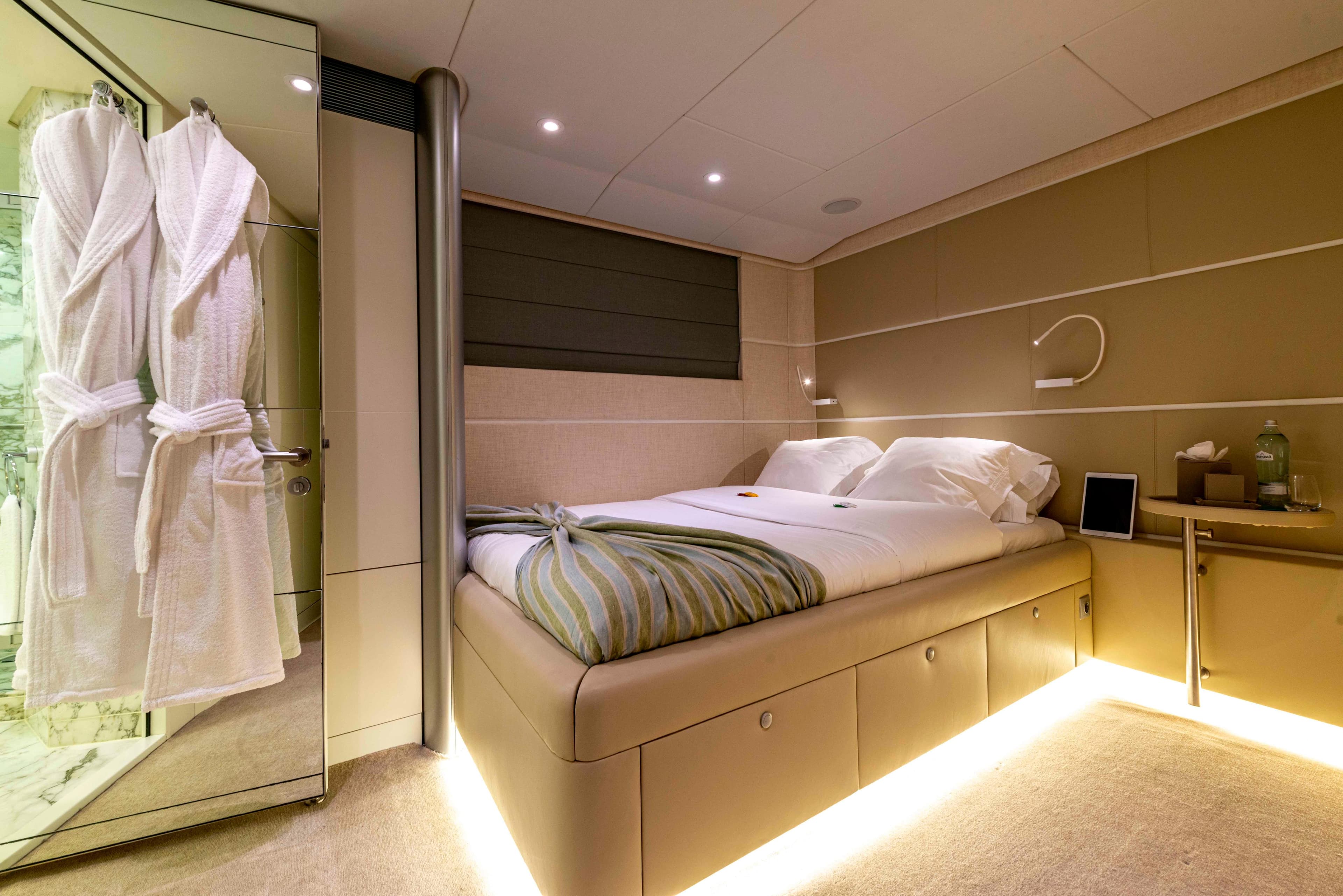 UNEXPECTED VIP Cabin with panoramic forward-facing views and queen bed